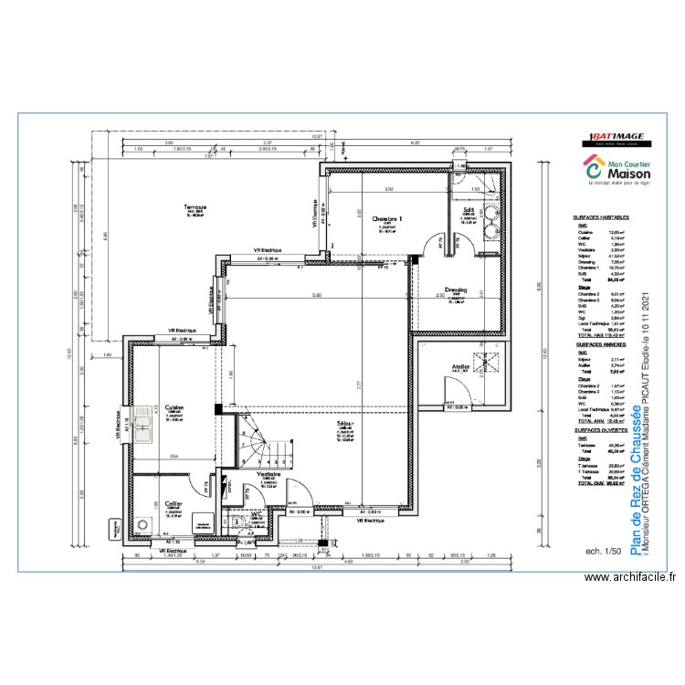 CLEM ET ELODIE. Plan de 0 pièce et 0 m2