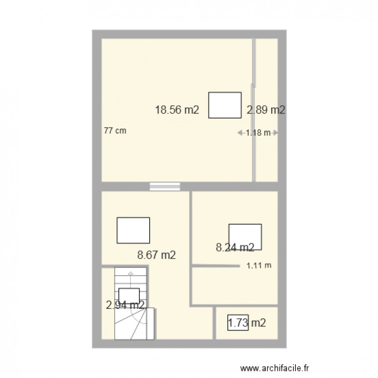 Plan Fille le2. Plan de 0 pièce et 0 m2