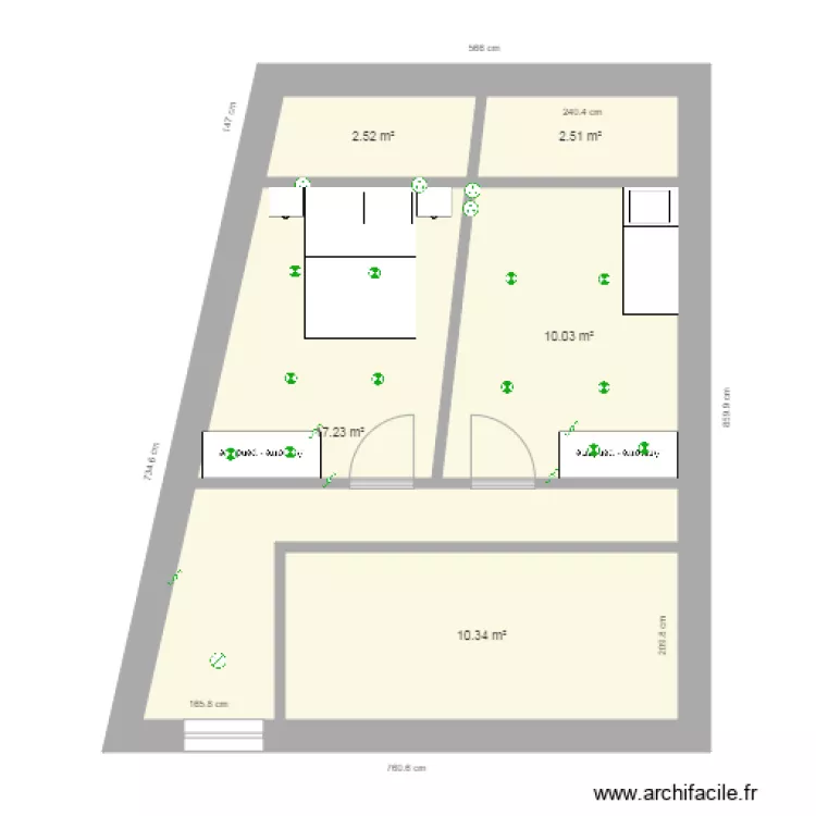 Appart etage 2. Plan de Appart etage 2. Plan de