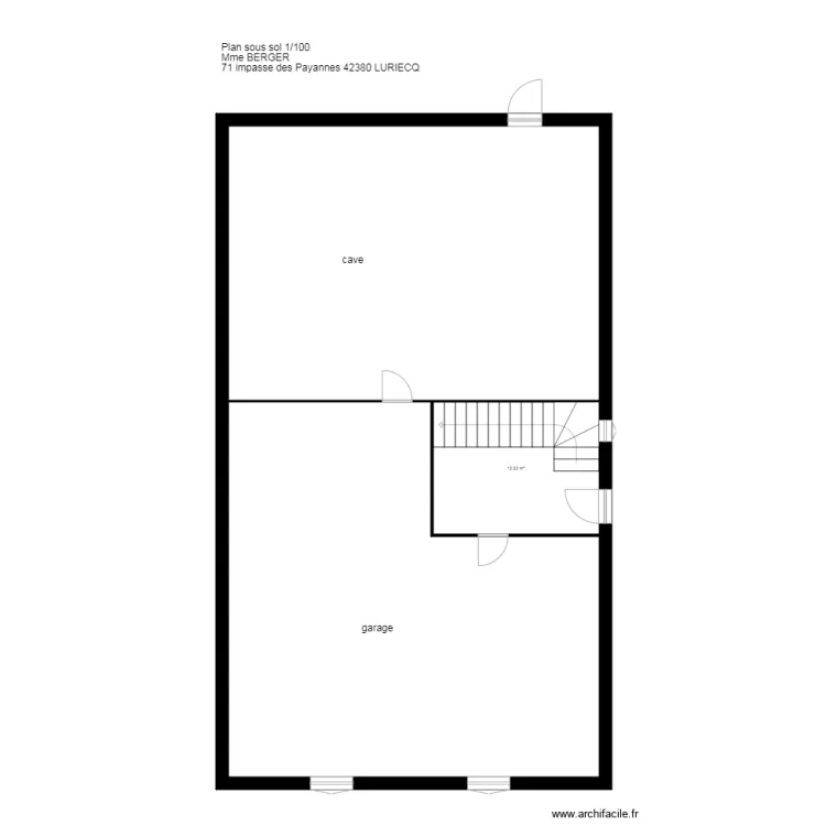 plan BERGER Luriecq. Plan de 