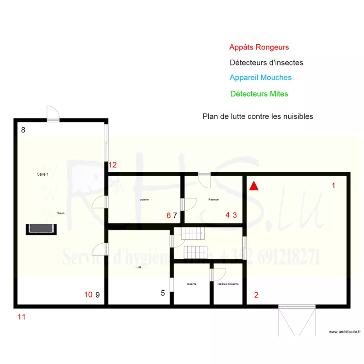 Bureaux rhs wiltz. Plan de 