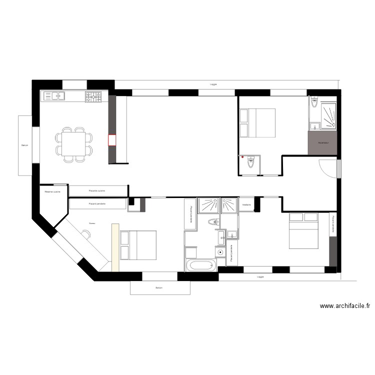 Plan 9 quai Jean Moulin 01 07 2019. Plan de 0 pièce et 0 m2