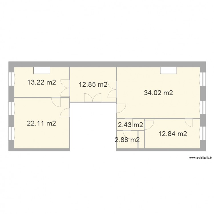 MONTGRAND EXISTANT. Plan de 0 pièce et 0 m2