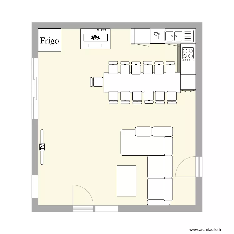 bergeret. Plan de 
