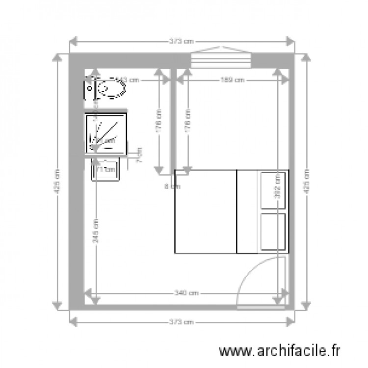 piece bas. Plan de 0 pièce et 0 m2