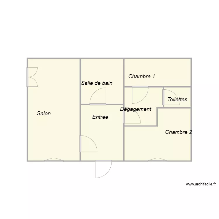 Croquis MUNOZ. Plan de 