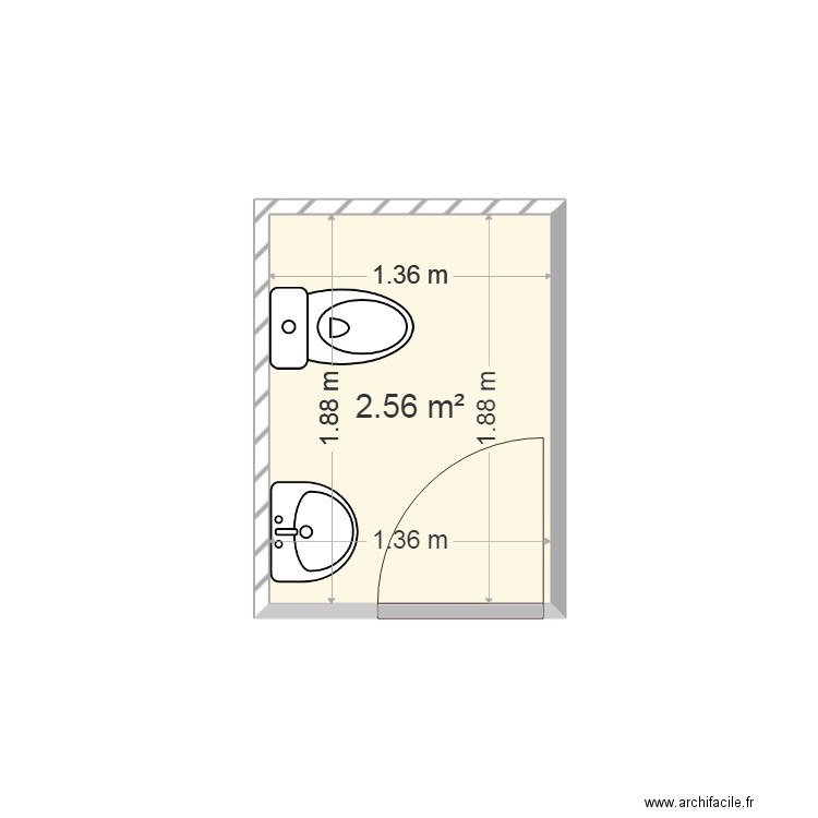 WC H AWA . Plan de 0 pièce et 0 m2