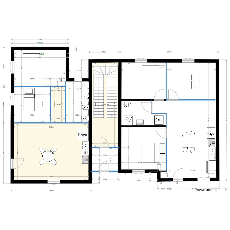 colmar batiment 1 er rdc version 3. Plan de 0 pièce et 0 m2