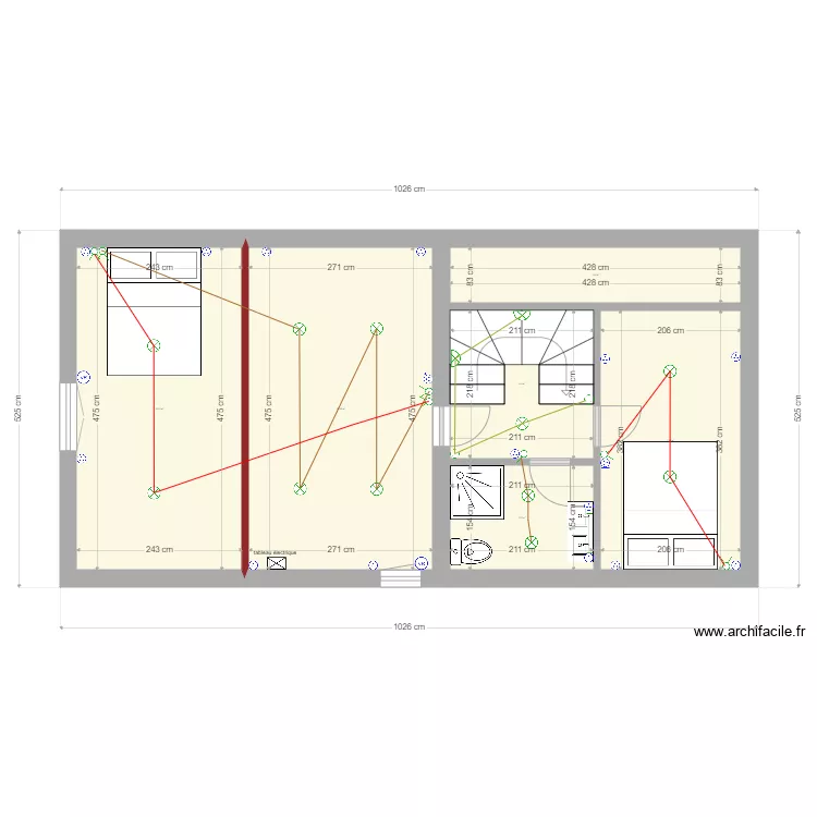 M Denis Charlotte &eacute;tage. Plan de 