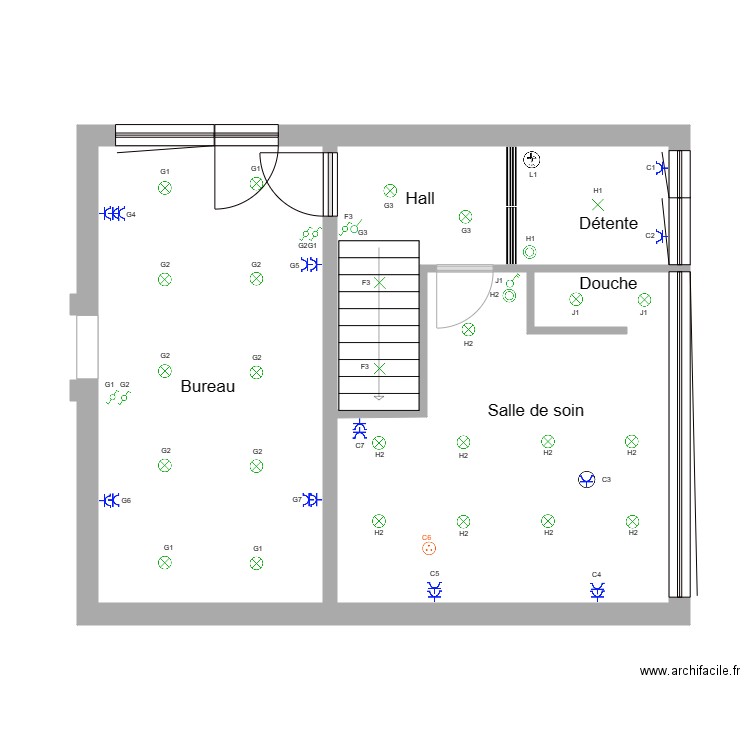 charlotte . Plan de 0 pièce et 0 m2