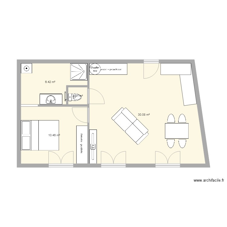 plans T2. Plan de 0 pièce et 0 m2