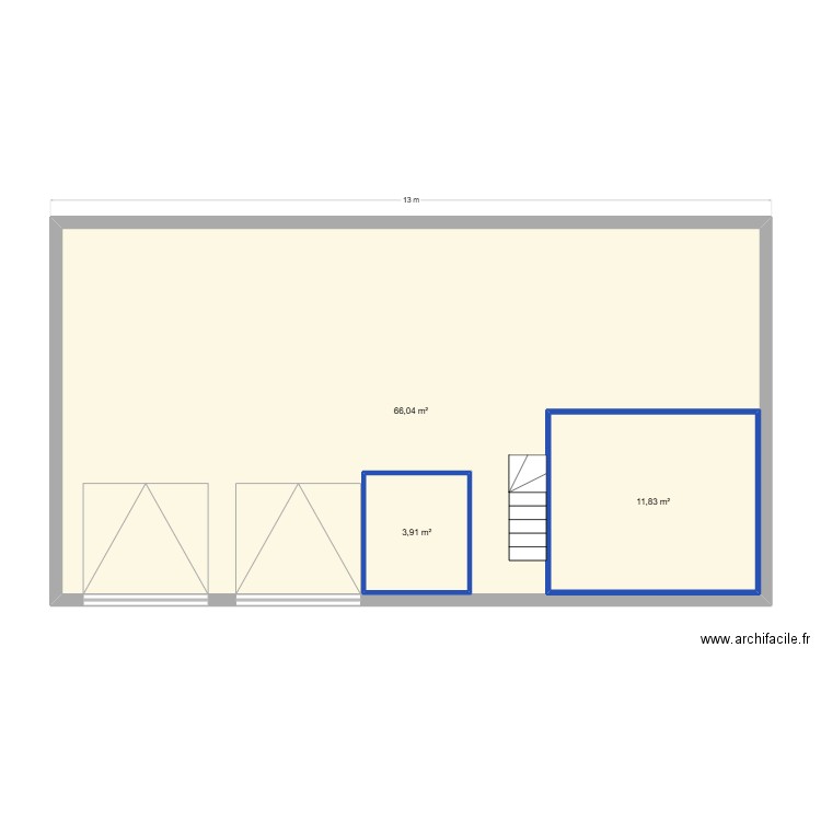MaMaison. Plan de 3 pièces et 99 m2