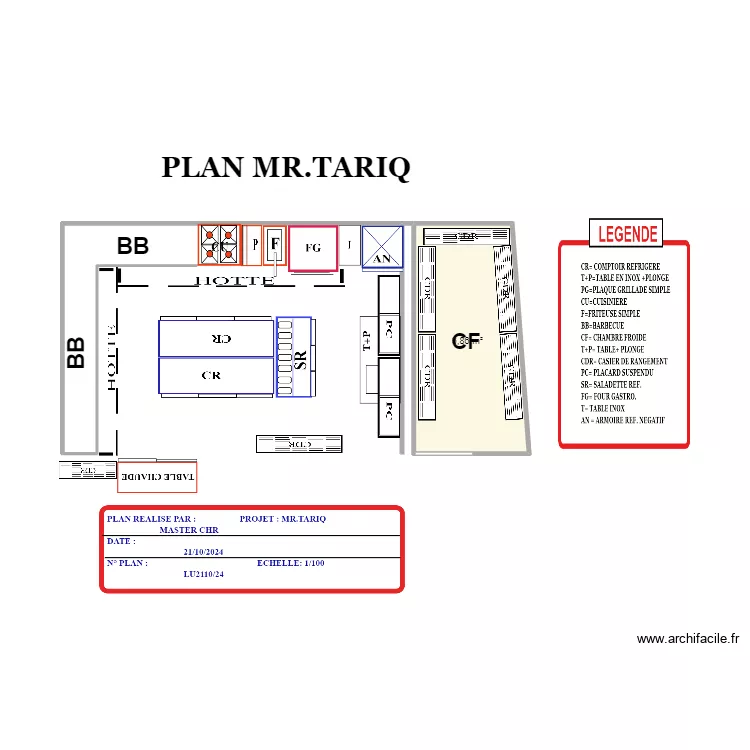 PLAN MR.TARIQ RDC1. Plan de PLAN MR.TARIQ RDC1. Plan de