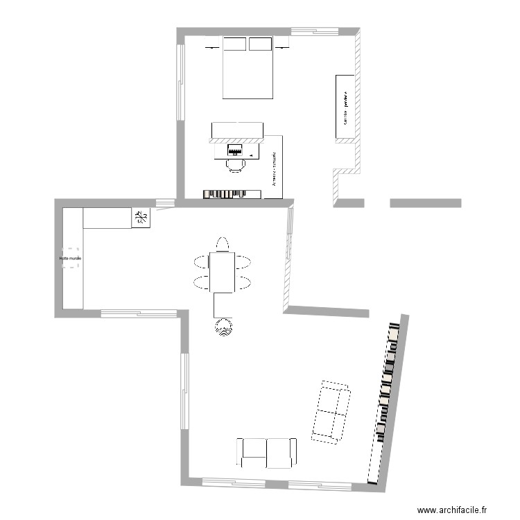 Roof top. Plan de 0 pièce et 0 m2