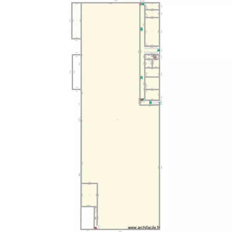 plan extinteur LP 1er. Plan de 