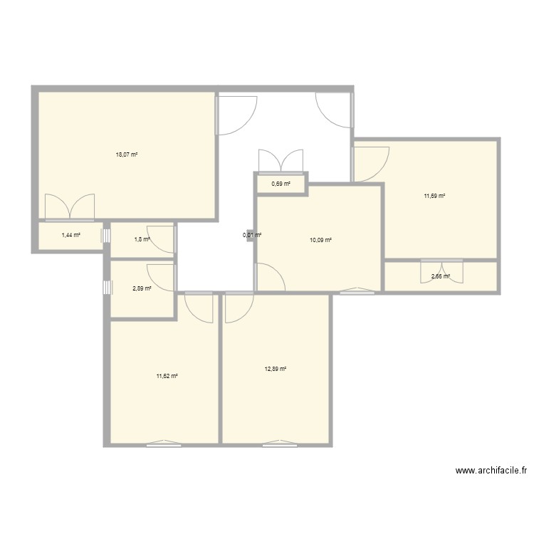 AADL F4 Q18 RAHMANIA. Plan de 0 pièce et 0 m2