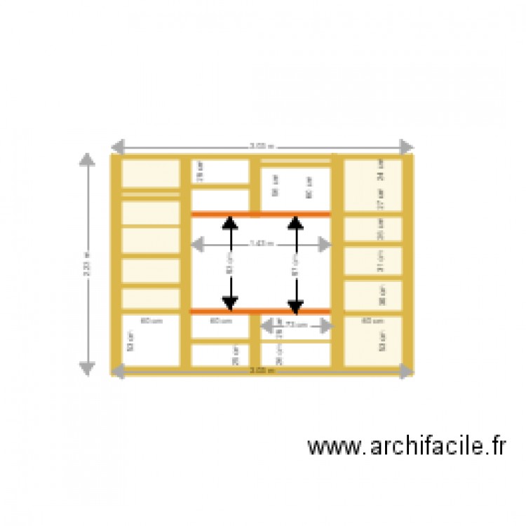 Bibliothèque projet. Plan de 0 pièce et 0 m2