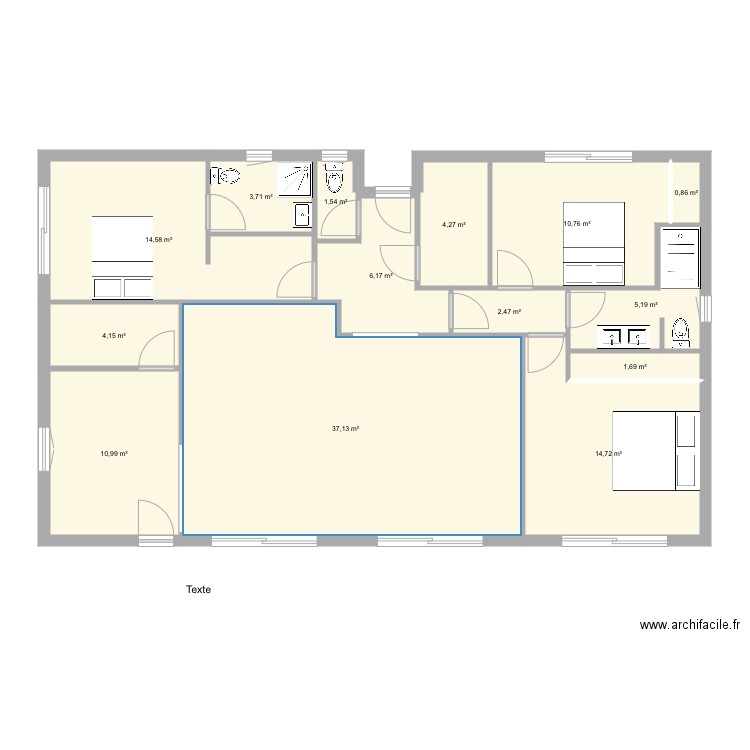 Plan 120 droit. Plan de 0 pièce et 0 m2