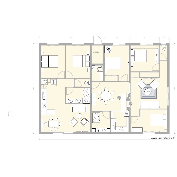 Yvrac SSOL Projet 2. Plan de 0 pièce et 0 m2