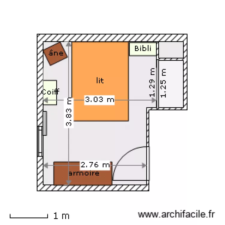 1_chambre_2. Plan de 