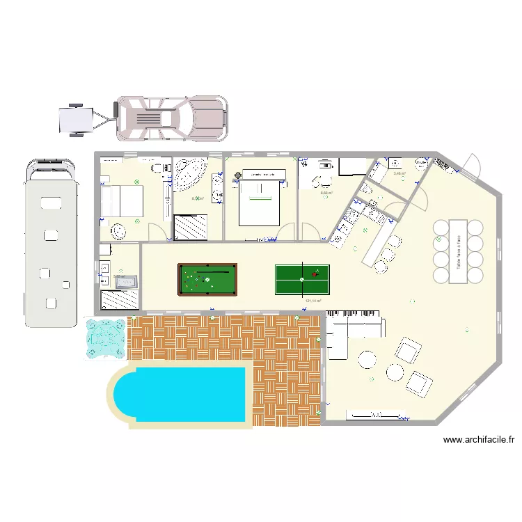 Projet maison Antonin DERORY. Plan de 
