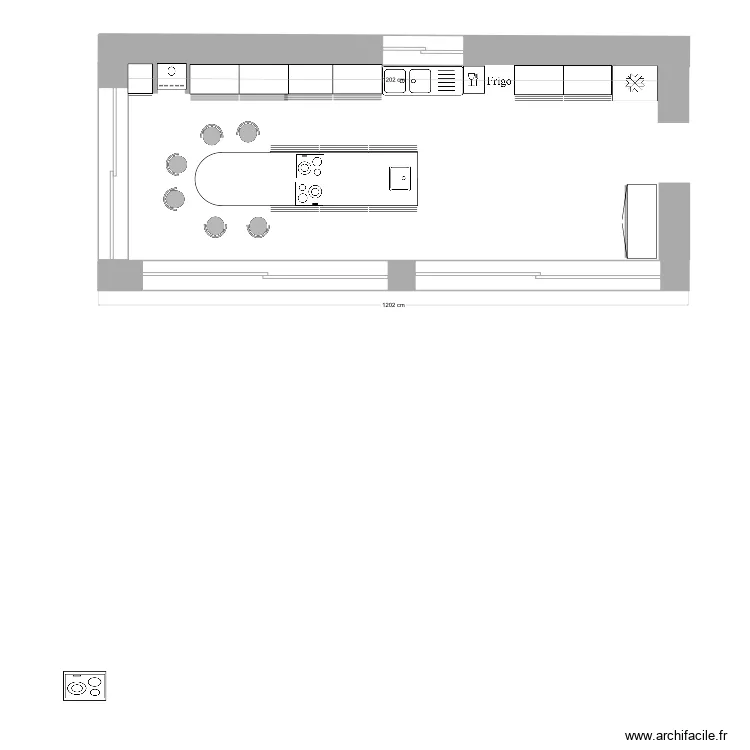 Kitchen John Liz. Plan de 