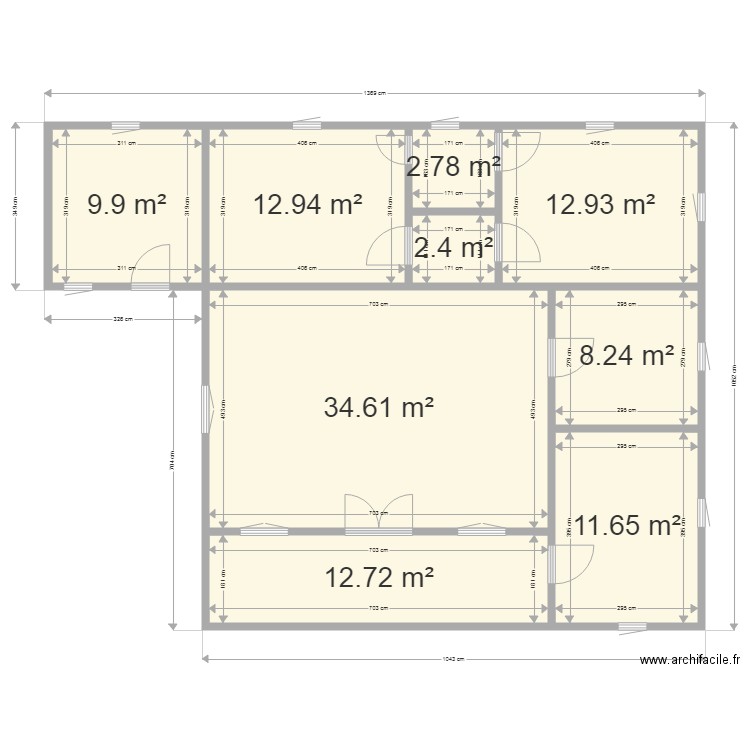 Plan de maison de jule AHOUNENOU. Plan de 0 pièce et 0 m2