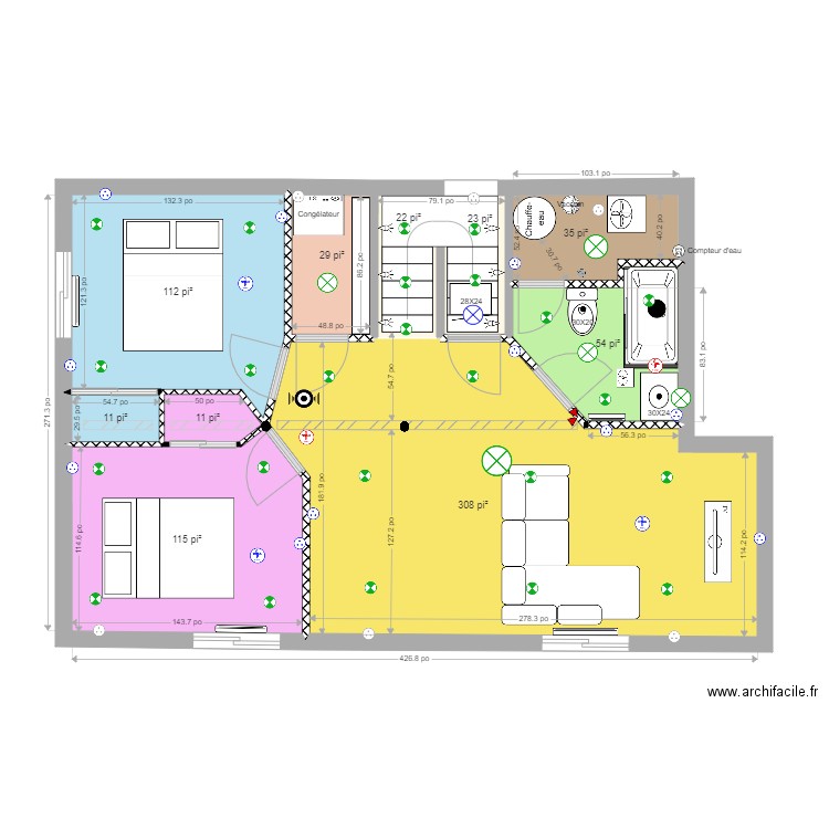 ssol chablis20. Plan de 0 pièce et 0 m2