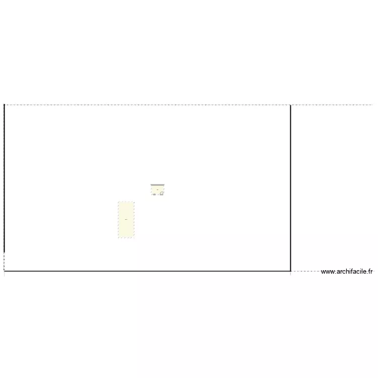 piscine. Plan de 