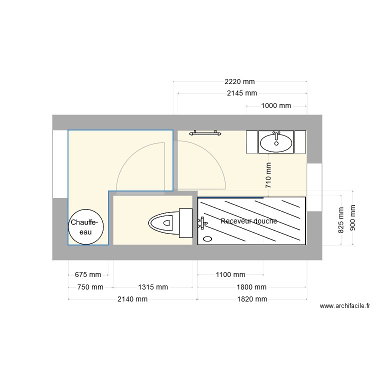 BELMONT Salle de bain Ind 03 07 04 2021. Plan de 0 pièce et 0 m2