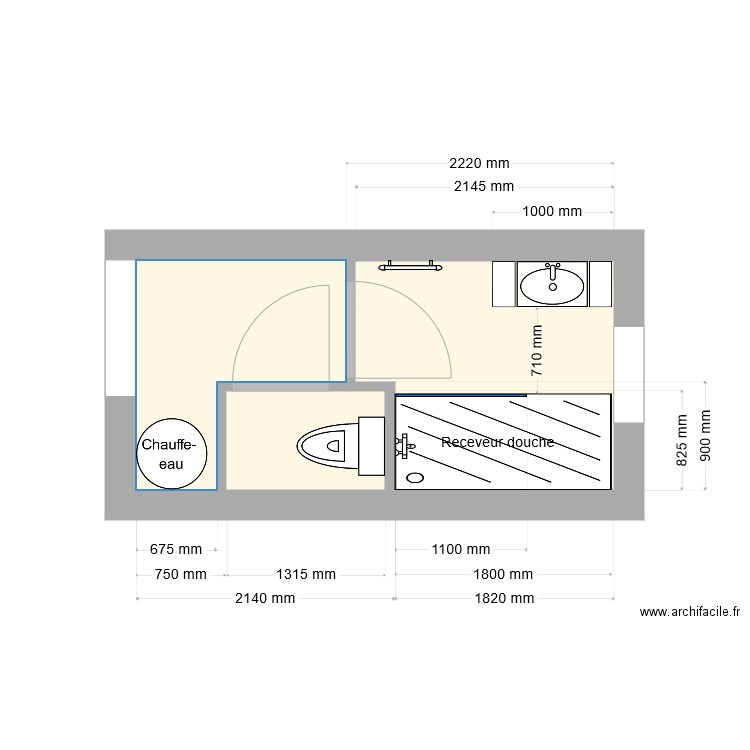 BELMONT Salle de bain Ind 03 07 04 2021. Plan de 0 pièce et 0 m2