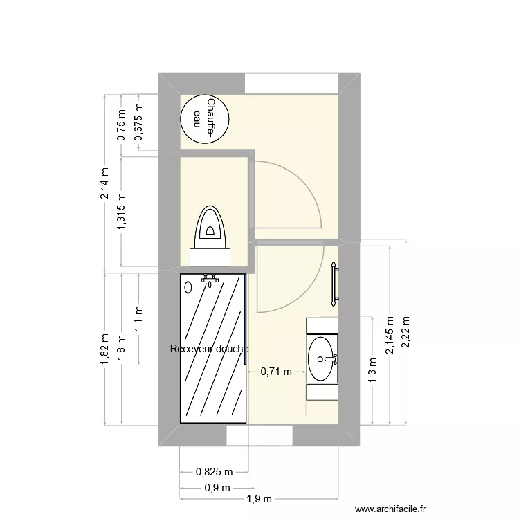BELMONT Salle de bain Ind 03 07 04 2021. Plan de 