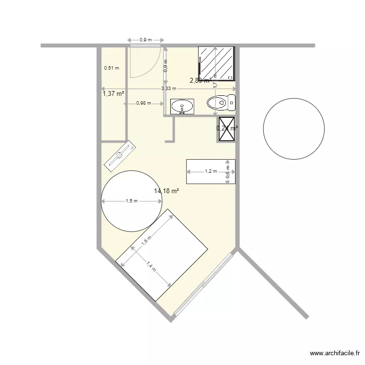 COTE CHALET 3. Plan de COTE CHALET 3. Plan de