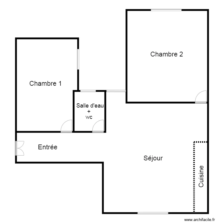 plan acacias. Plan de 