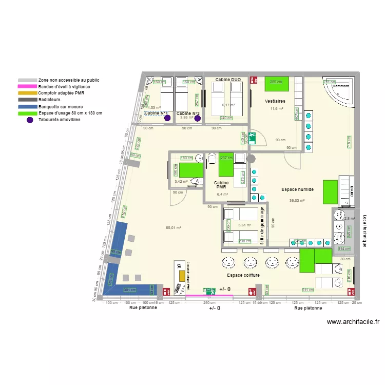 KECHNAYA D'ORIENT apr&egrave;s travaux  3 &egrave;me d&eacute;p&ocirc;t. Plan de 
