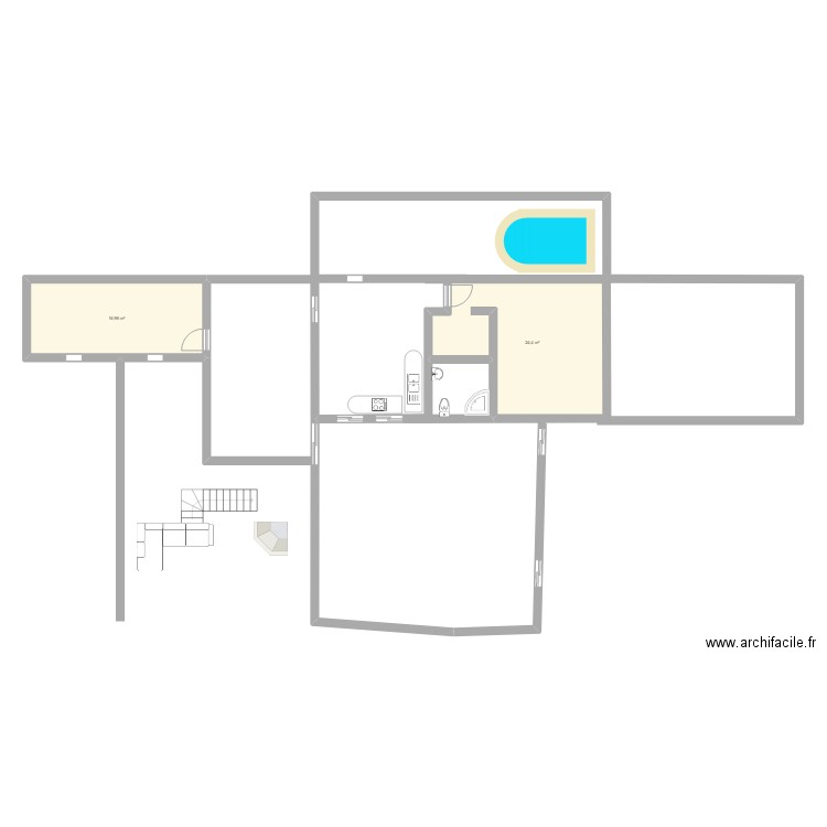 projChtouka1. Plan de 0 pièce et 0 m2