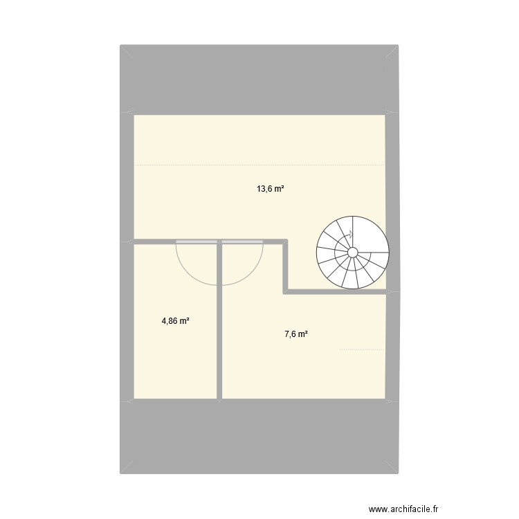 Clos Lot 2 Etg. Plan de 5 pièces et 36 m2