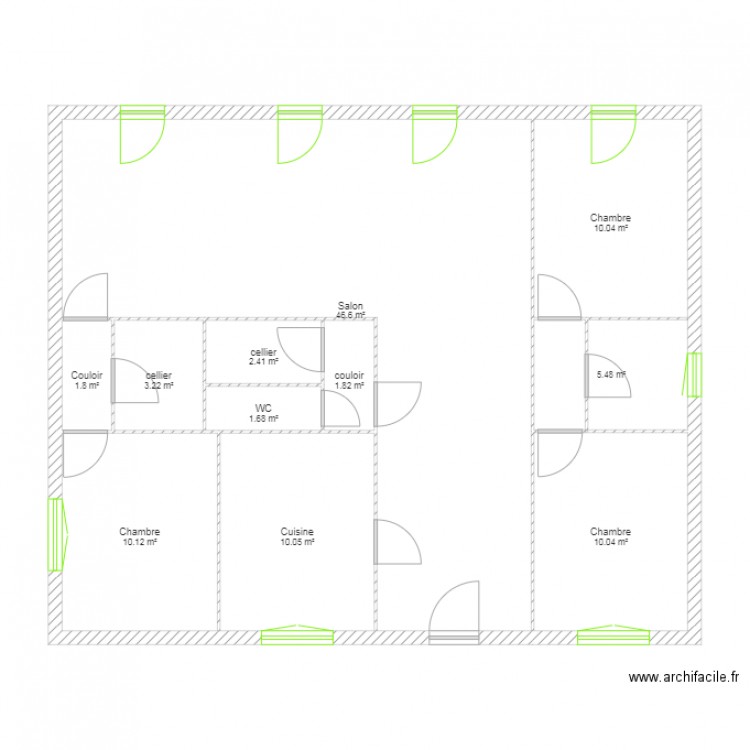 plan pin. Plan de 0 pièce et 0 m2