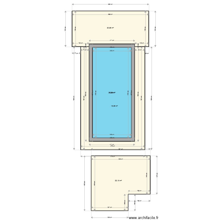 theize. Plan de 5 pièces et 127 m2