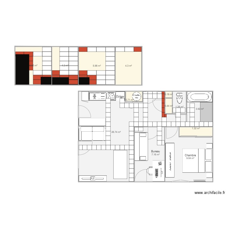 t2 Ornex CALLEPINAGE. Plan de 0 pièce et 0 m2