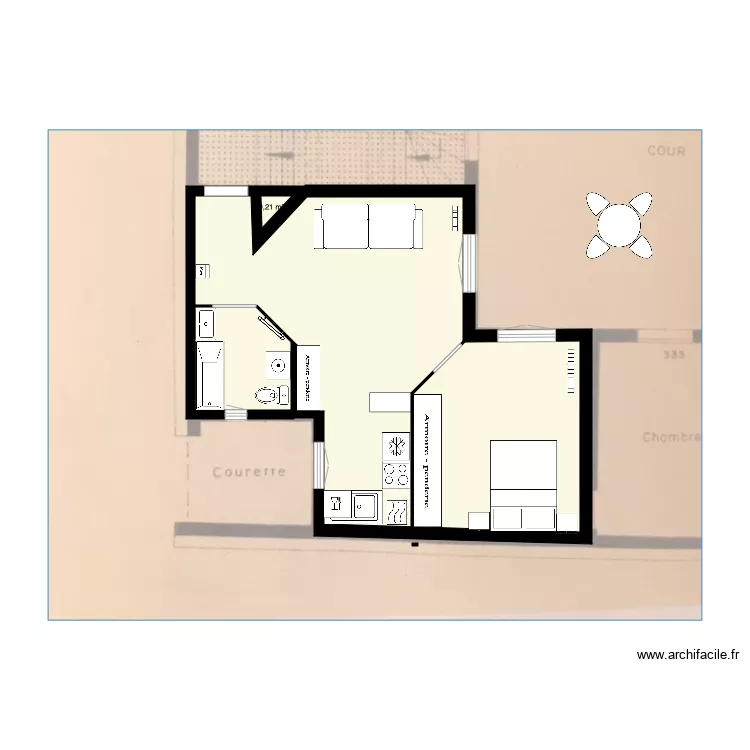 Rennequin 2nd cour 3. Plan de 
