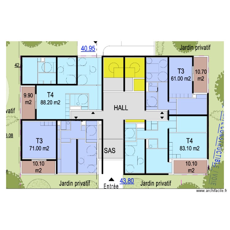 PLANS BETON VALBARELLE. Plan de 0 pièce et 0 m2