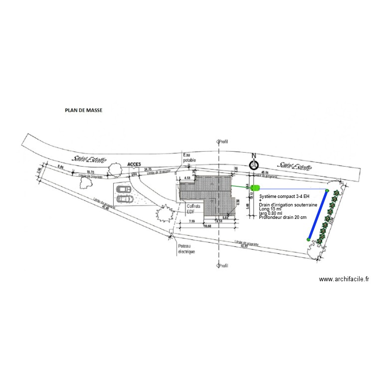Fraisse. Plan de 0 pièce et 0 m2