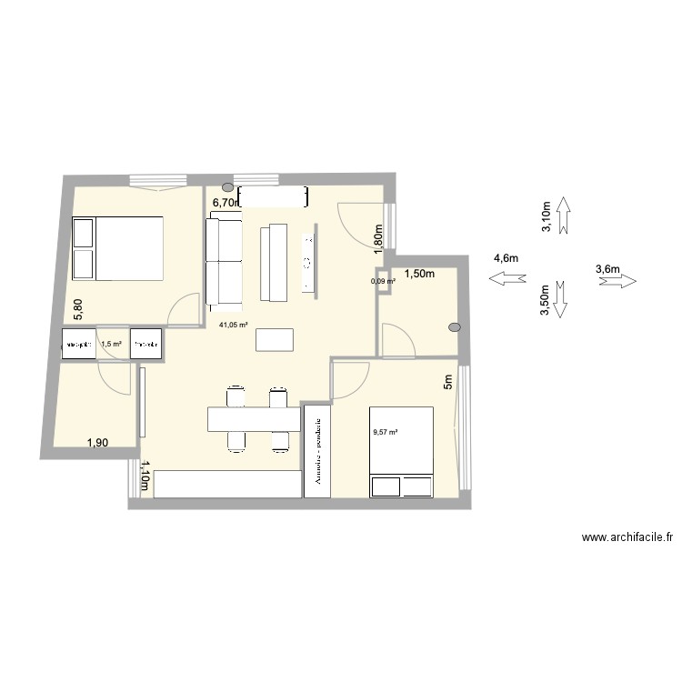 general ora opción 2. Plan de 0 pièce et 0 m2