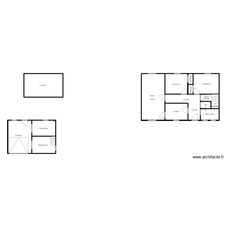 LAURET aubigne. Plan de 
