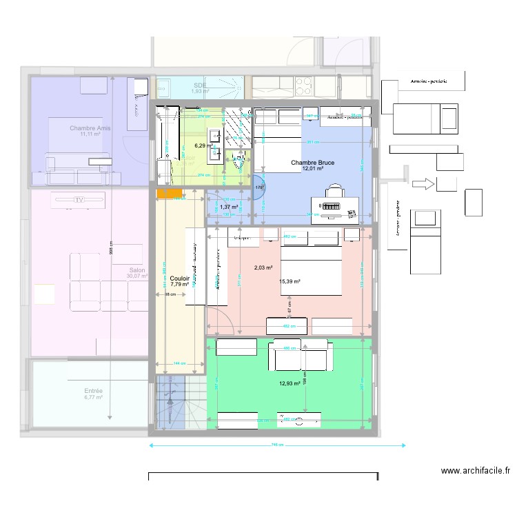 20230110. Plan de 19 pièces et 227 m2