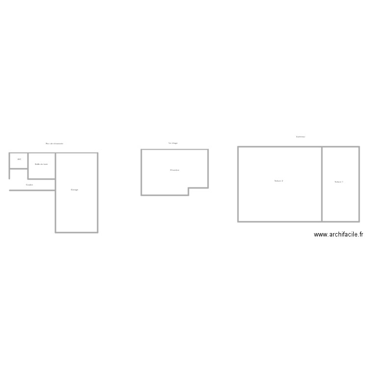 AVANT TRAVAUX SARZACQ NOUZONVILLE. Plan de 0 pièce et 0 m2