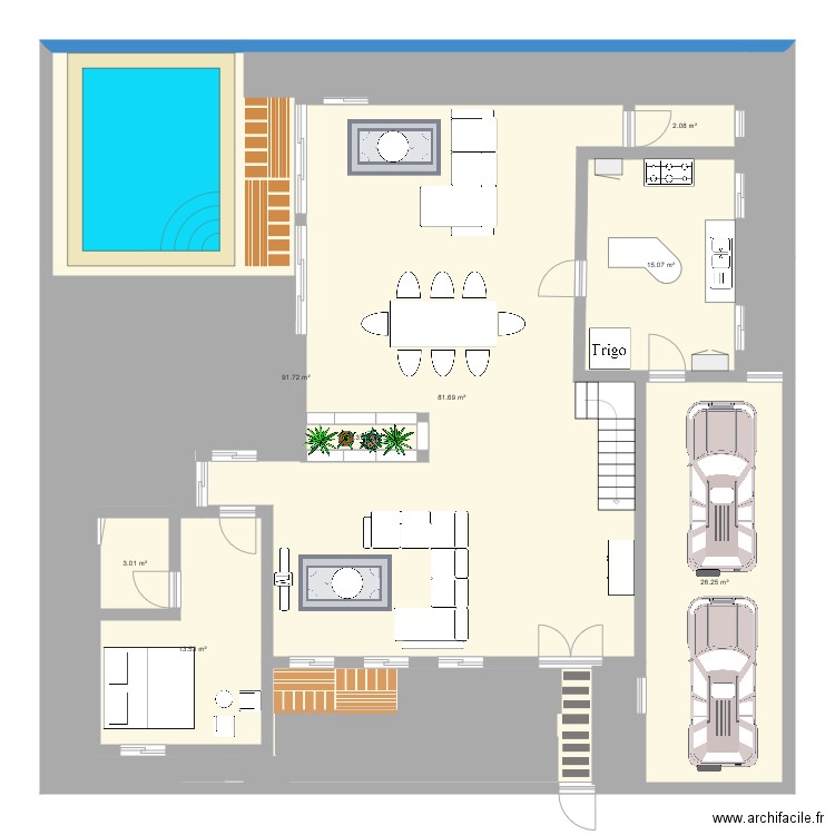 Projet EYO. Plan de 0 pièce et 0 m2