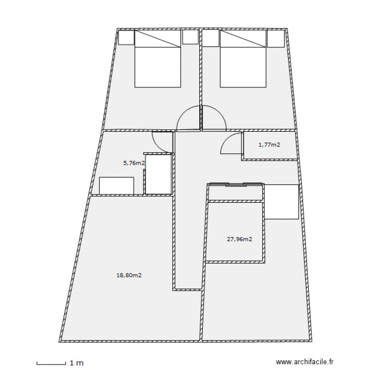 valentin. Plan de 0 pièce et 0 m2