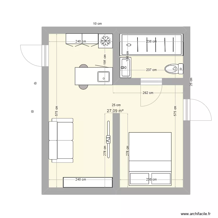 algoma garage Couloir. Plan de 